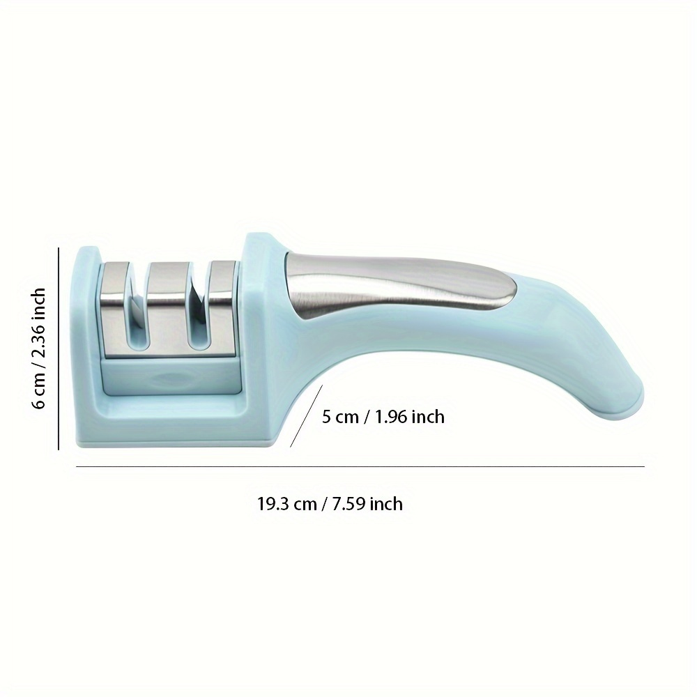 1pc Two-stage Handheld Knife Sharpener, Multifunctional Kitchen