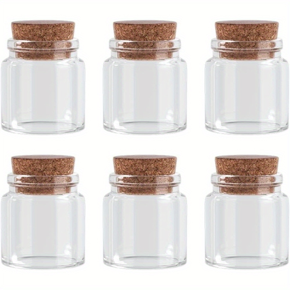 24 unidades de 0.3 fl oz Mini botellas de vidrio con tapa de metal Botella  de deseos pequeños vacíos frascos de vidrio (24, 0.3 fl oz) : Industrial y  Científico 