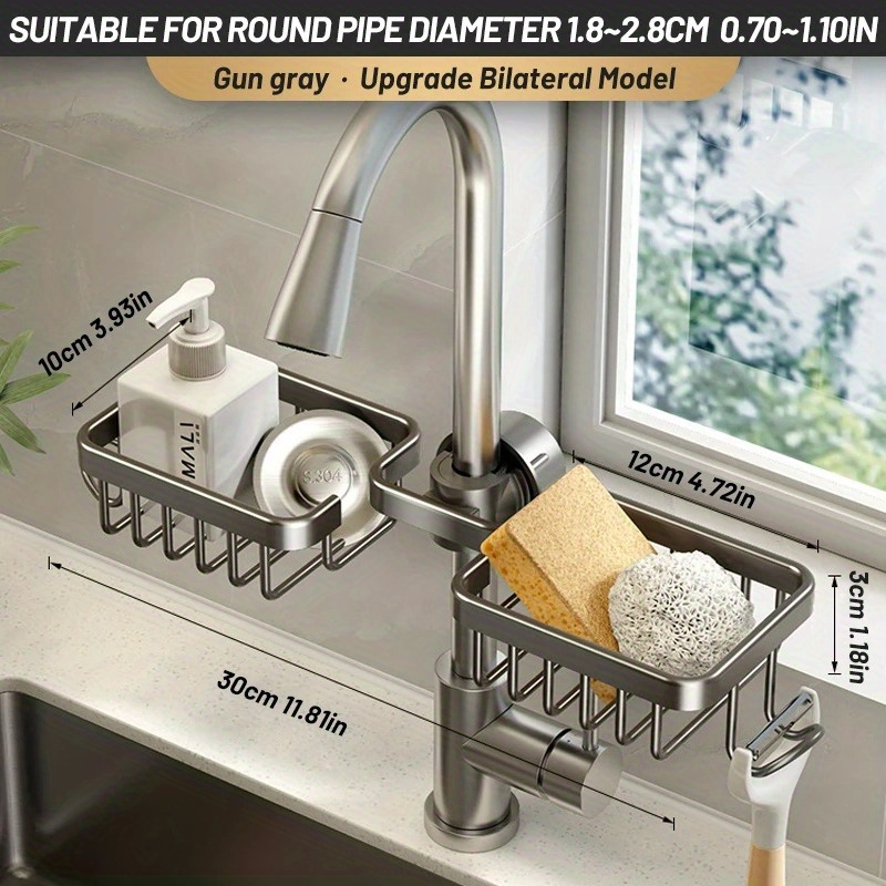 Sink best sale drain shelf