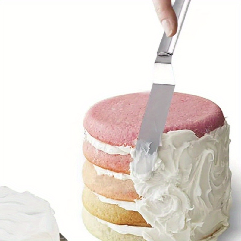 Spatule réglable pour lisser les bords des gâteaux, dispositif de décapage  de crème, outil de cuisson de cuisine, grattoir à gâteau - AliExpress