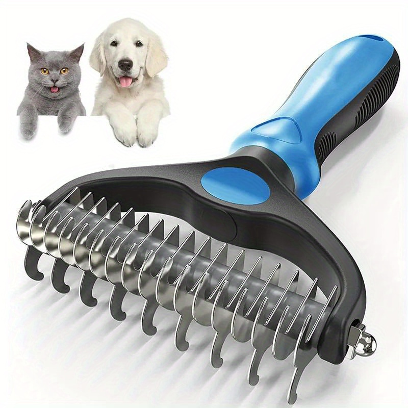 Cepillo quitapelusas para limpieza de pelo de mascotas – Detallador de pelo  de mascotas con mango – Cepillo quitapelusas para gatos y perros para  coches, muebles, alfombras, sofás, ropa, camas, sofás, persianas