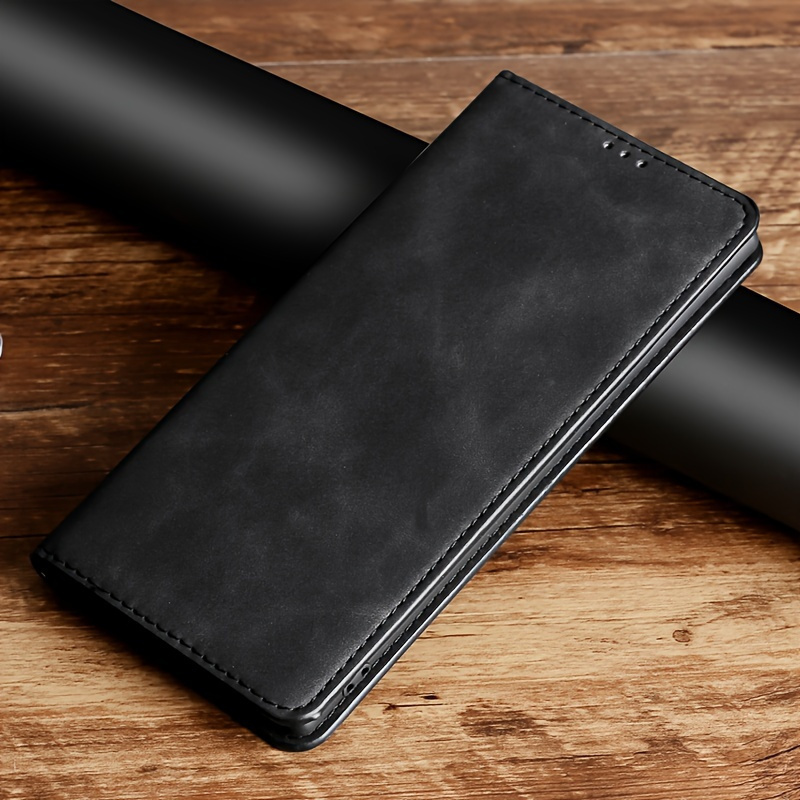 Galaxy S24 Plus Case Flip Faux Leather Phone Cover - Temu Denmark