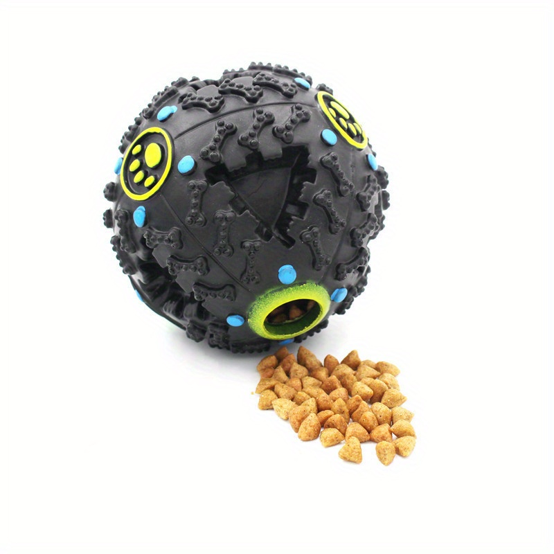 Dog Sound Ball Food Dispenser Pet Teeth Grinding And - Temu