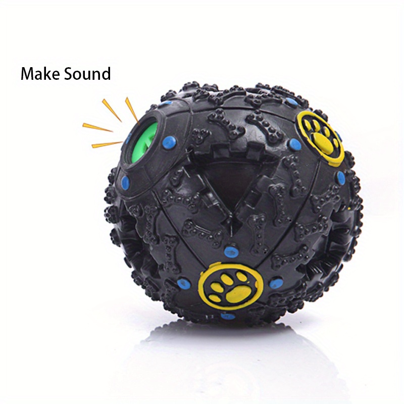 Dog Sound Ball Food Dispenser Pet Teeth Grinding And - Temu