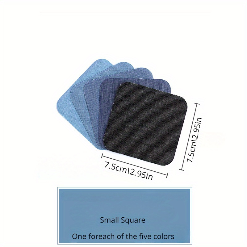  20 Pcs Denim Patches for Jeans Kit Denim Iron On Patches for  Jeans Inside 5 Shades of Blue Jean Patches for Ripped Jeans & Clothing  Repair (5 Colors 20 PCS)