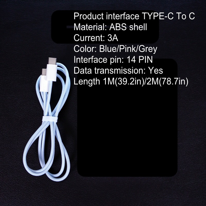 3.28ft Cable Carga Iphone 15 Compilación Type c C Iphone - Temu