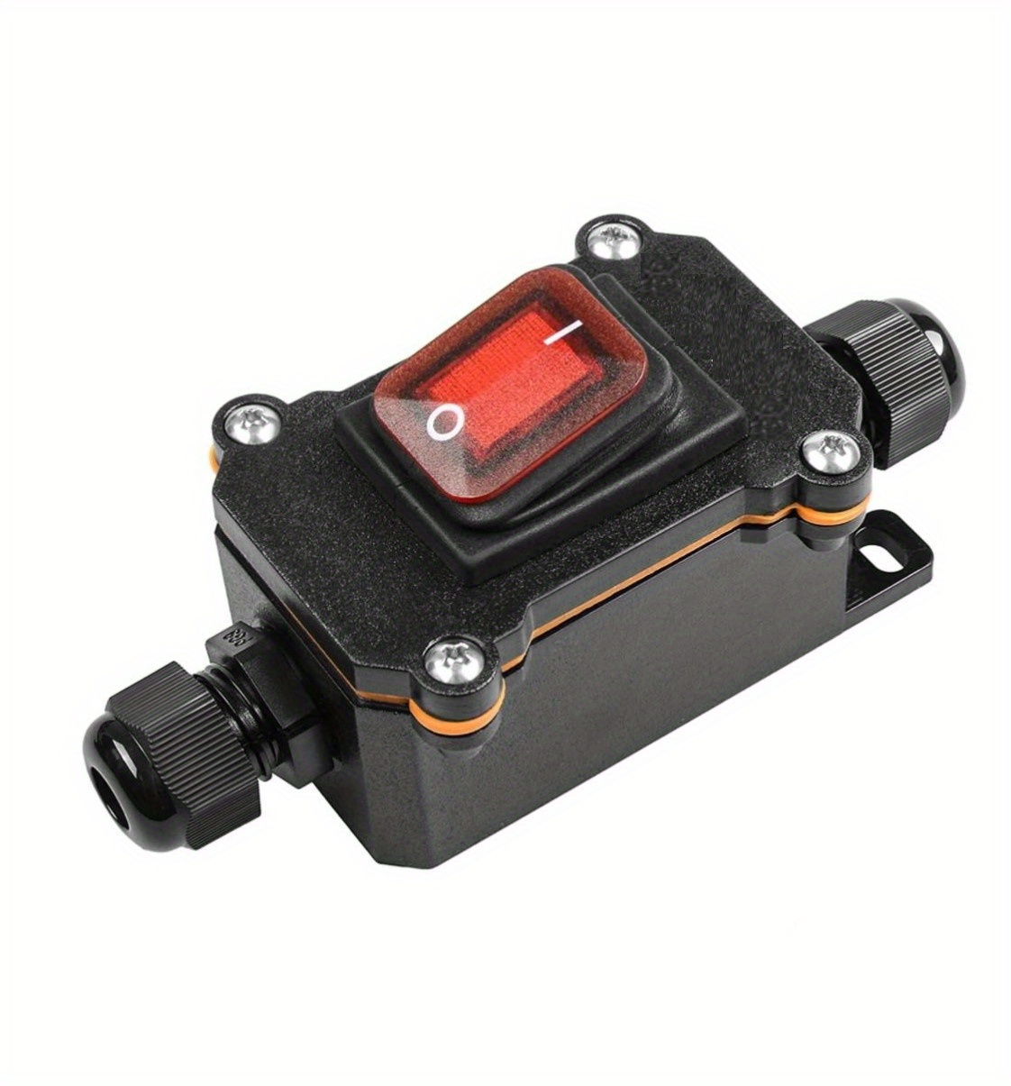 Straight Plug-in Switch Ip66 Waterproof Switch Dpst 12v-24v 20a Dpst ...