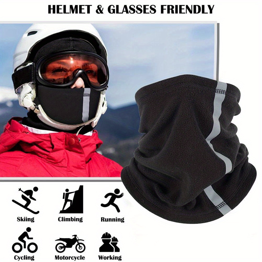 Warm Neck Gaiter Balaclava Ski Bike Half Face Cover Warmer - Temu