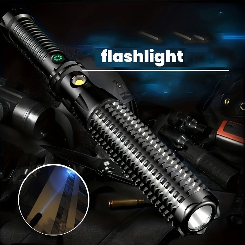 D Cell Battery Powered Led Torch Flashlight For Emergency - Temu