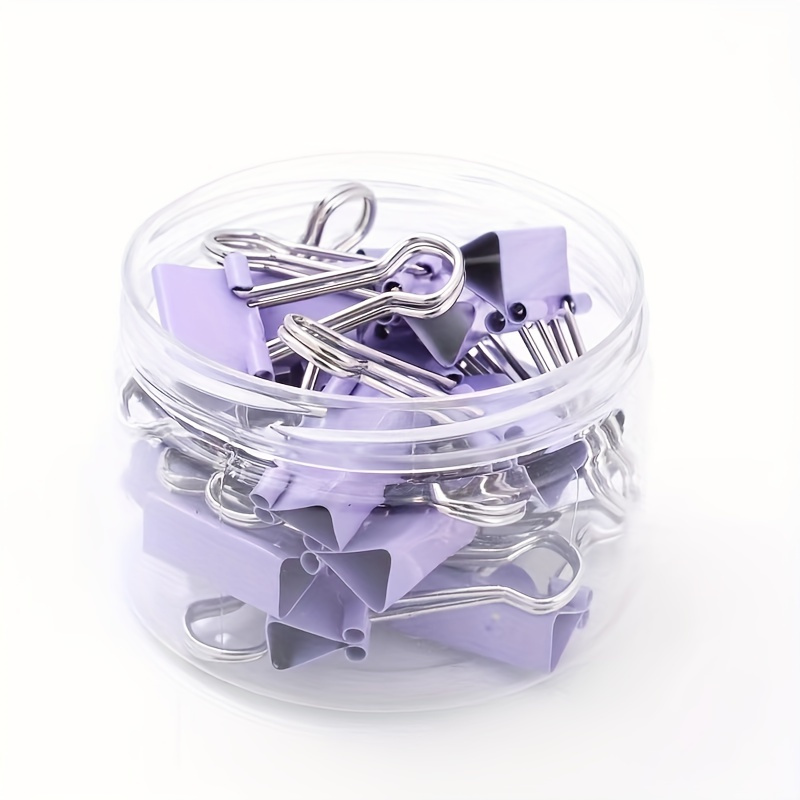 40pcs Colorful, Multipurpose Binder Clips -Color Paper Clip, Office  Supplies Metal Clip Perfect For Students