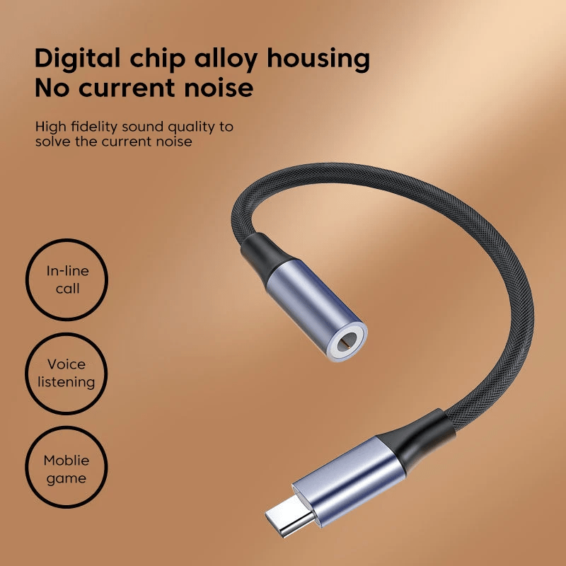 UGREEN DAC Chip USB Type C to 3.5mm Jack Headphone Adapter USB C to 3.5