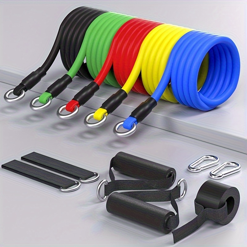 200lbs Resistance Bands Sets Workout Bands With Door Anchor - Temu