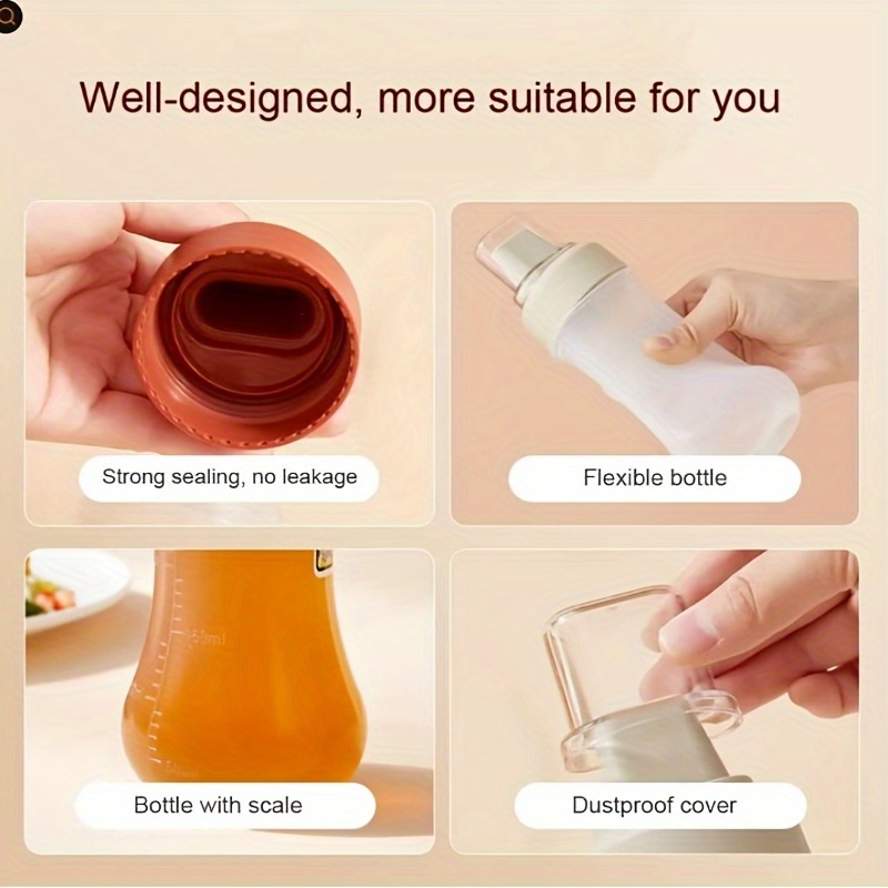 Squeeze Sauce Bottle With Five Hole Nozzle Salad Bottle - Temu