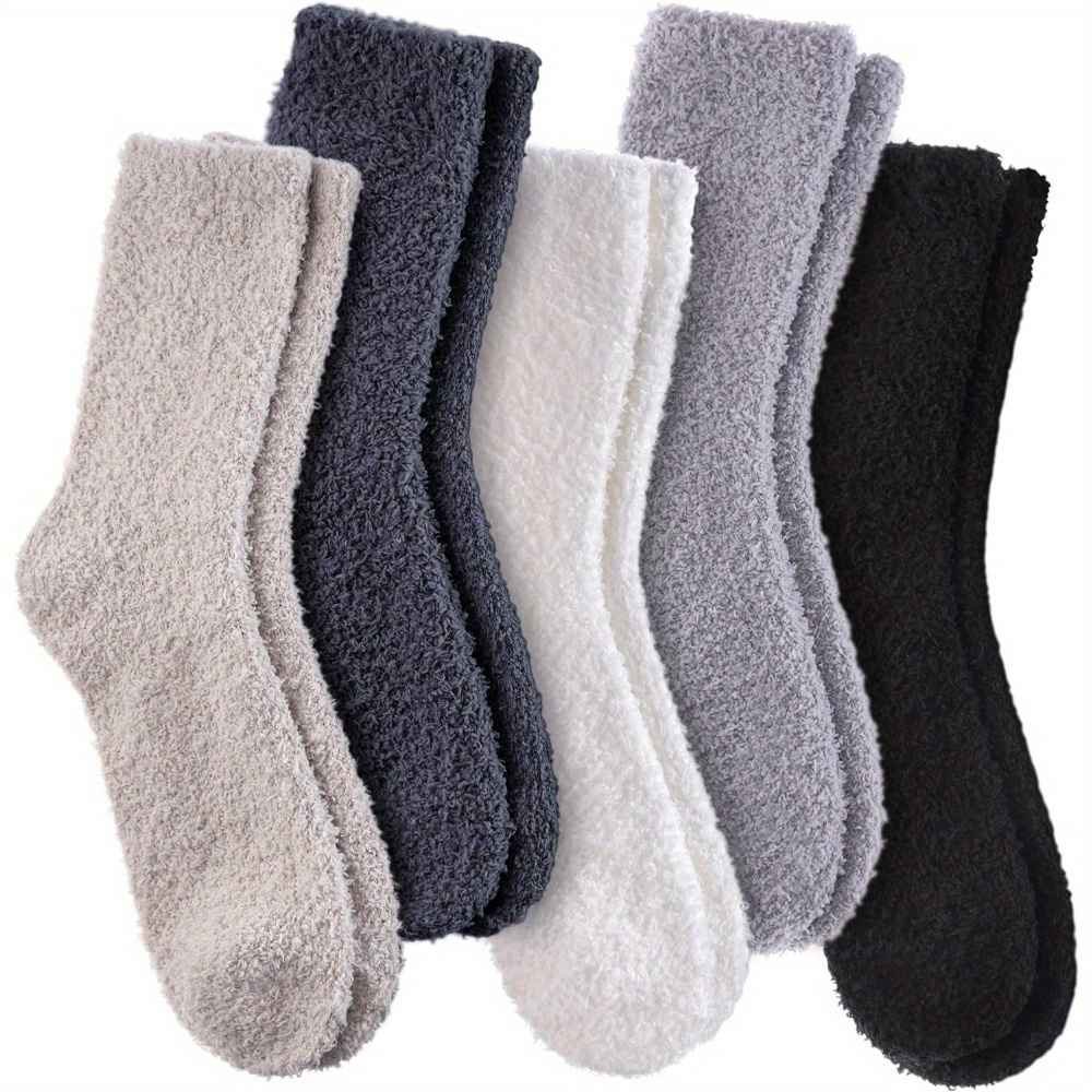Pastel Striped Fluffy Socks, Buy 3 pairs get the 4th FREE