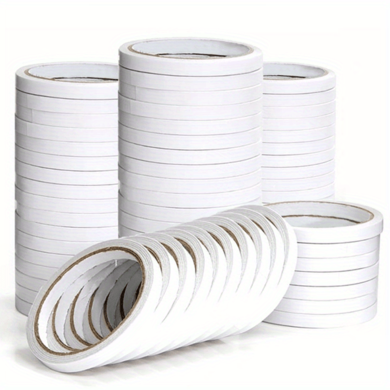 3 Rolls 5mm Double Sided Strong Thin Transparent Tape For Office School DIY  Scrapbooking Art Craft Cards Gift Supplies