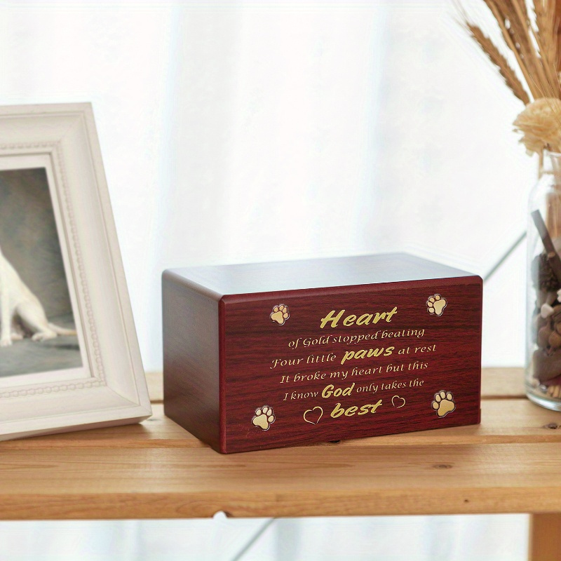 Pet Ash Memorial Stove, Dog Or Cat Ash Box, Lost Pet Memorial Box