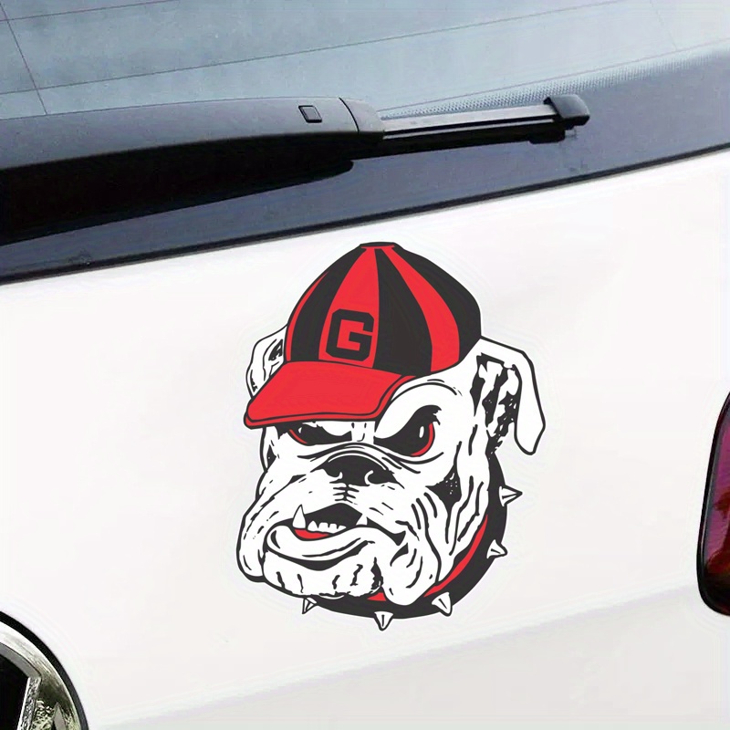 Bulldog window clearance decal