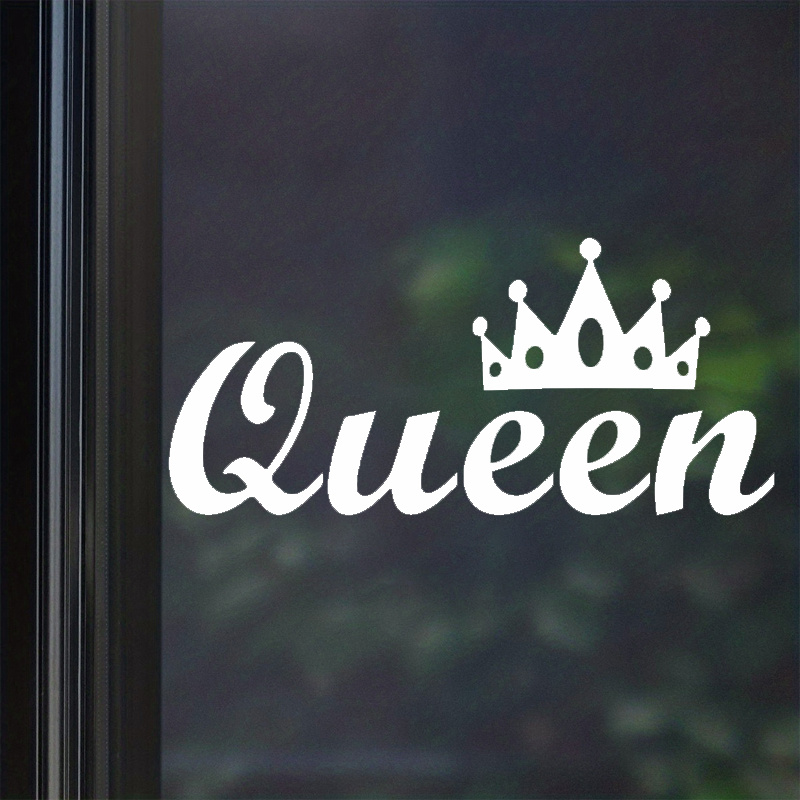 Crown Queen Car Stickers Fashion Waterproof Vinyl Decal Auto - Temu
