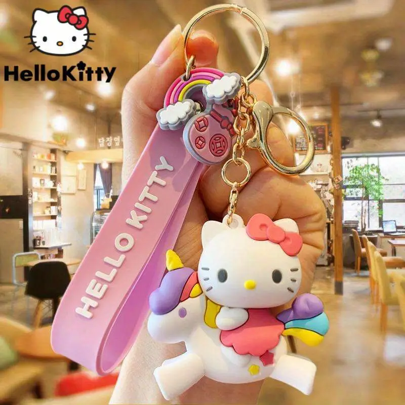 Y2k Hello Kitty Melody Cartoon Cute Porte-clés Porte-clés, Cinnamoroll  Kawaii Pendentif Sac À Dos Décor Accessoires De Voyage, Cadeau  D'anniversaire De Noël - Temu France