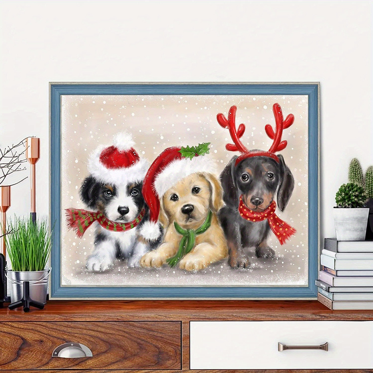 Cute And Colorful 5d Dog Diamond Painting Diy Adult Handmade - Temu