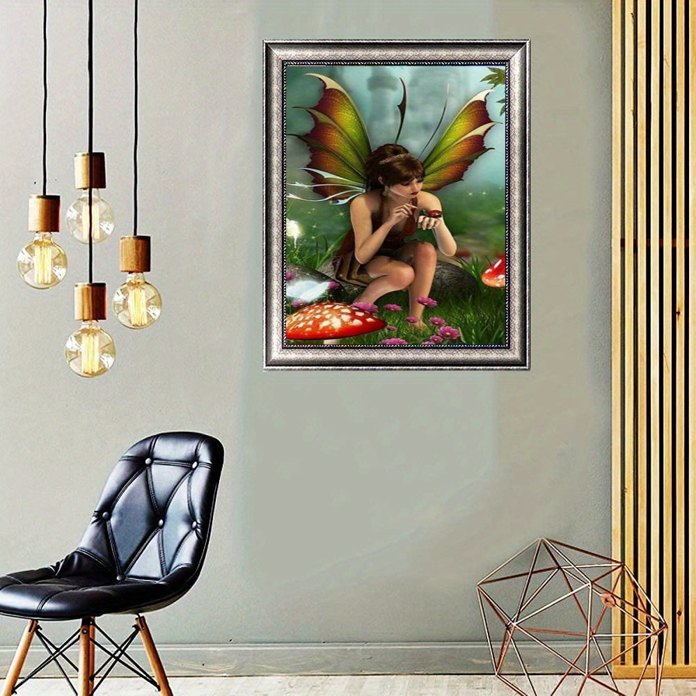 Cheap 5D DIY Diamond Painting Butterfly Scenery Diamond Embroidery Full  Round Rhinestone Crafts Pictures Home Decor Art Gift