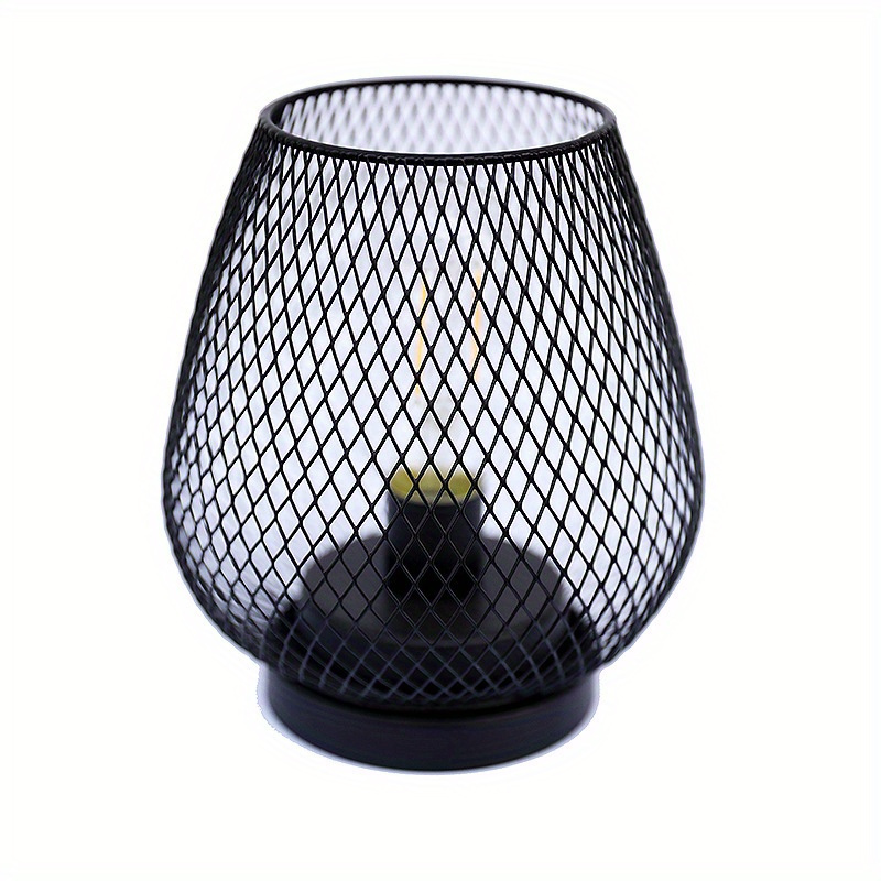 Modern Candle Holder Decorative Table Lamp Battery Powered