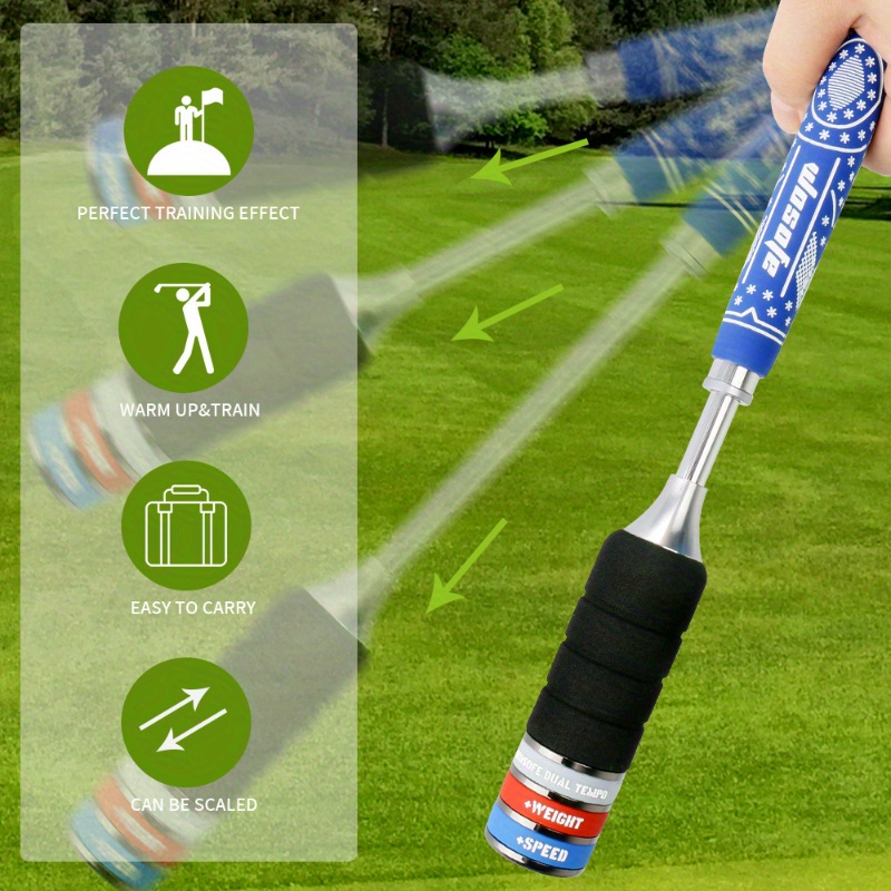 Golf Swing Training Stick With Sound Three Weight Adjustable - Temu United  Kingdom