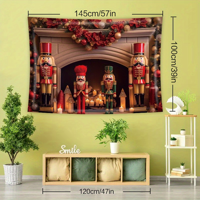 Christmas Nutcracker Decoration Tapestry Gift Christmas Tree Temu