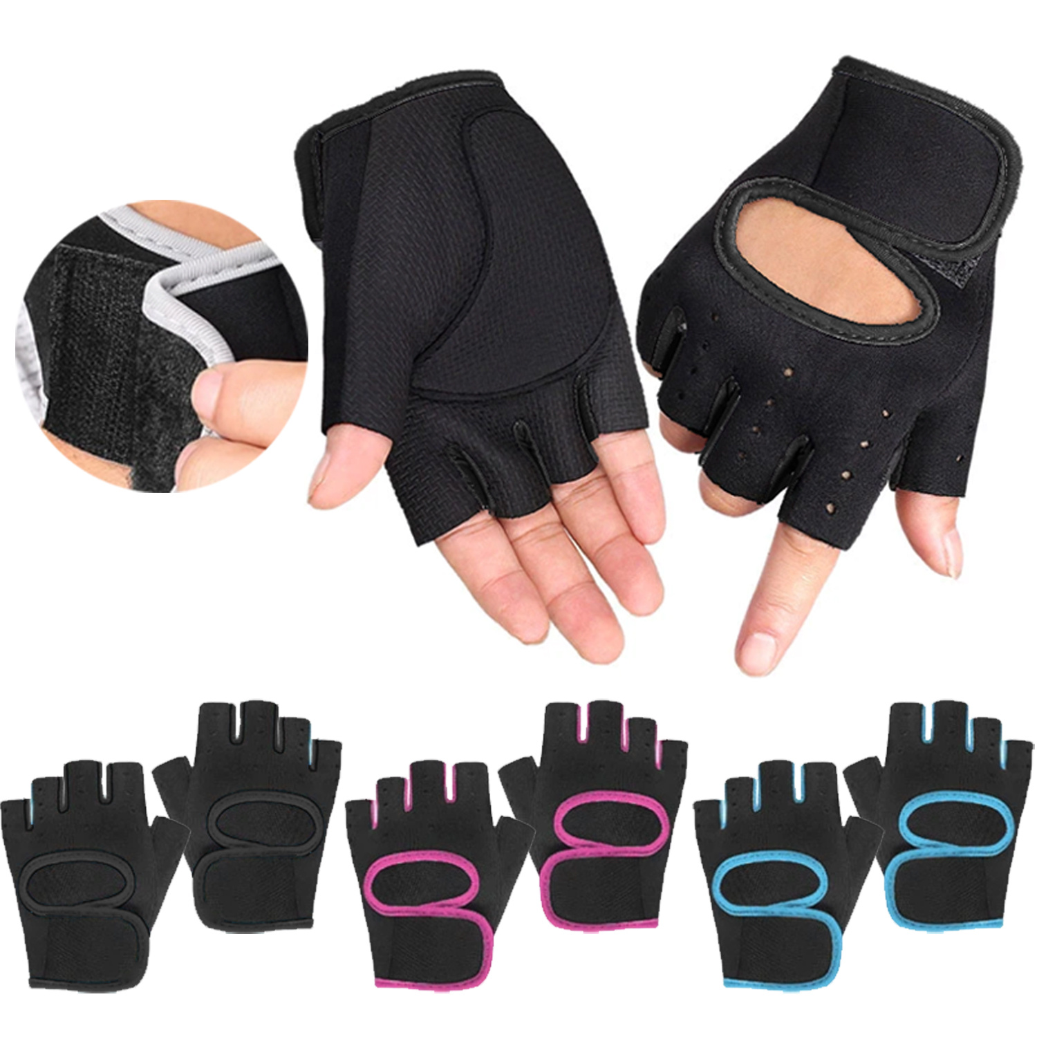 VORCOOL Yoga Gloves, Yoga Four Finger Gloves Non-Slip Four Fingers Sports Gloves  Yoga Dumbbell Weightlifting Gym Fitness Strength Training Gloves for Men  and Women, Gloves -  Canada