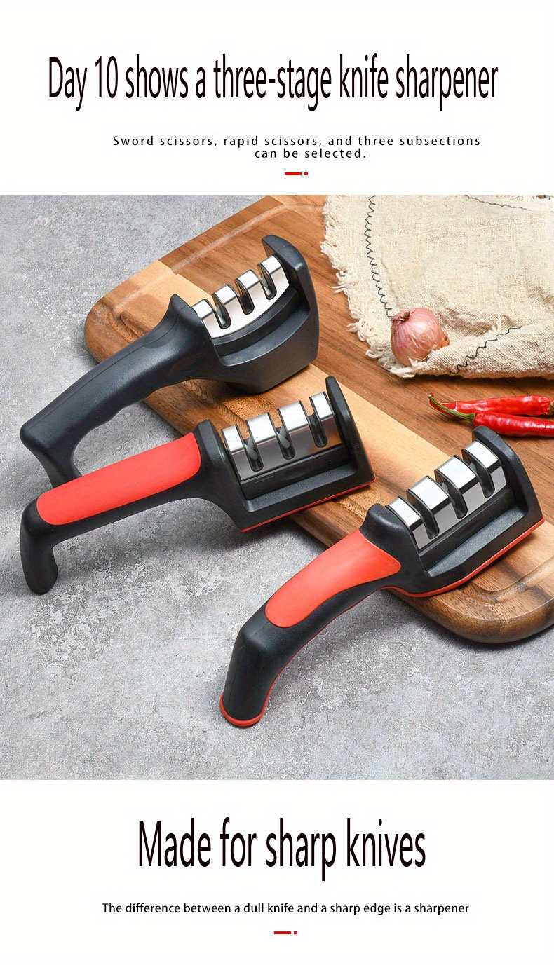 Professional Knife Sharpener - Multifunctional Kitchen Tool For Quick And  Easy Edge Opening And Sharpening - Temu