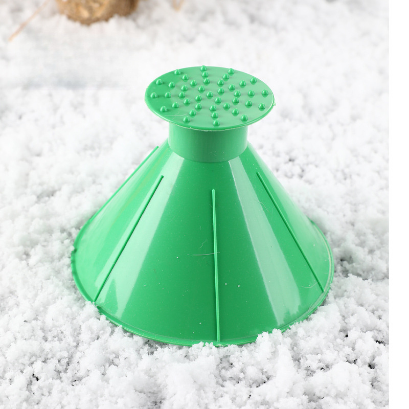 Windshield Magic Ice Scraper Oil Funnel Snow Shovel Ice - Temu