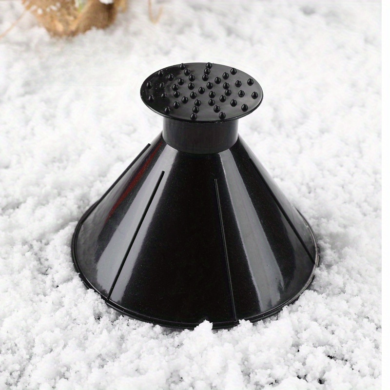 Car Window Windshield Ice Scraper Oil Funnel Snow Removal - Temu