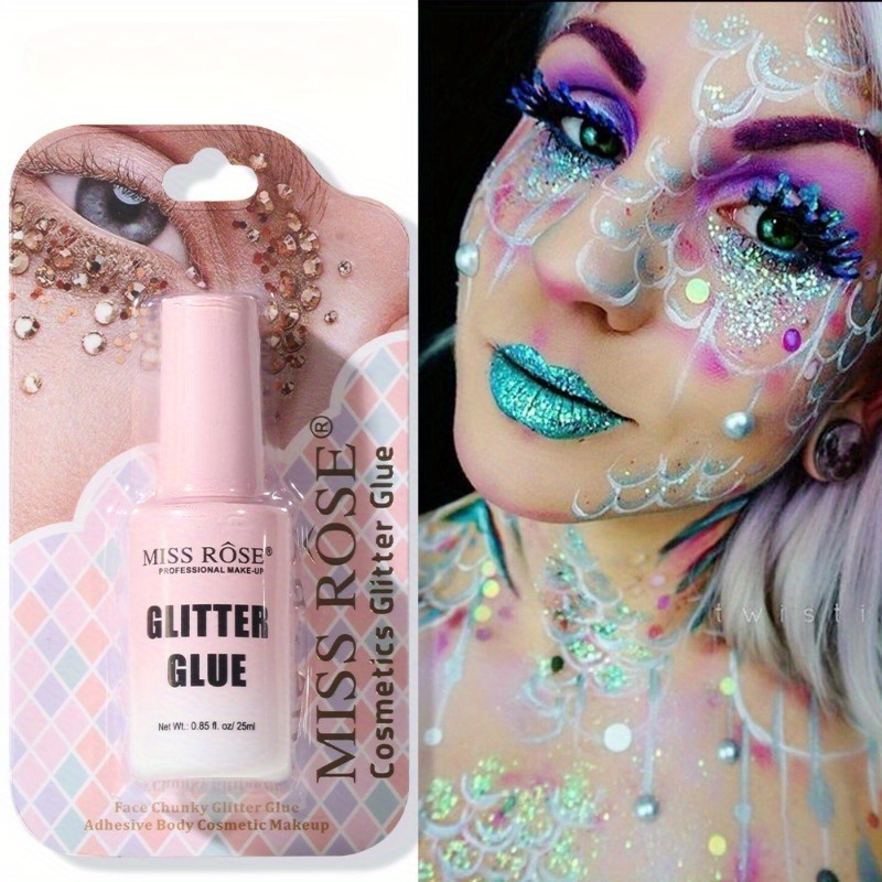 Makeup Glitter Glue Waterproof Quick-drying Glitter Glue Makeup