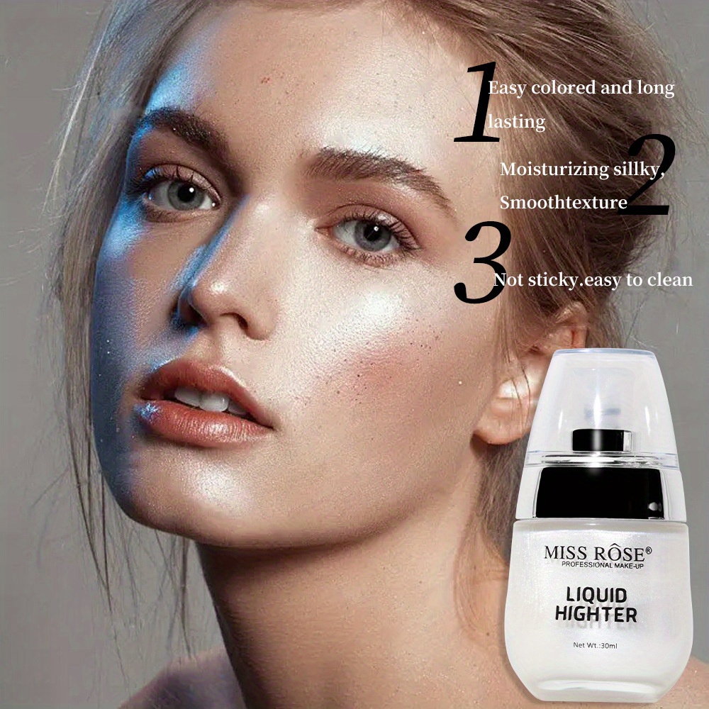 Face Body Contouring Makeup Easy Coloring Shimmer Liquid No Sticky