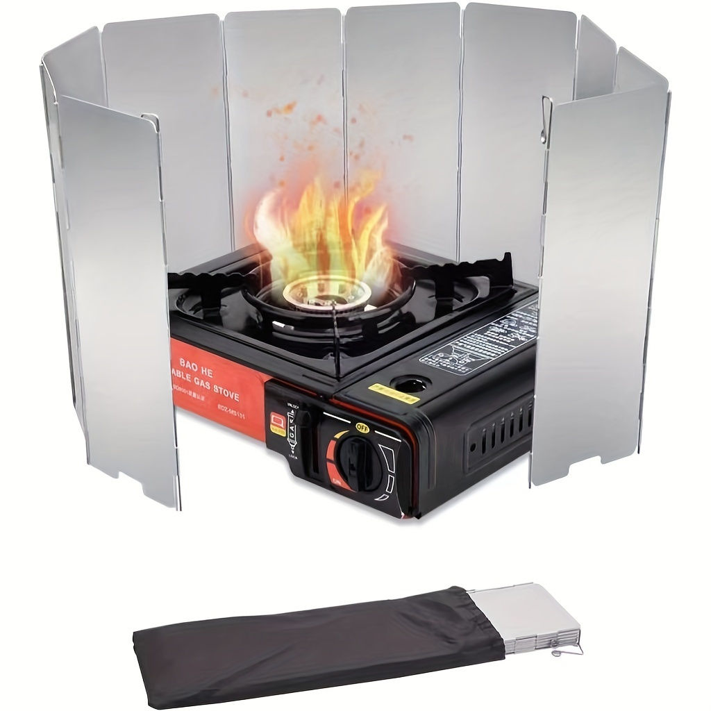 Estufa de propano portátil para exteriores e interiores, quemadores  individuales y dobles con manguera de gas de primera calidad para cocina en  el