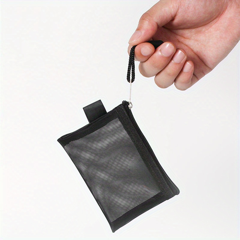 Small mesh zipper discount bags