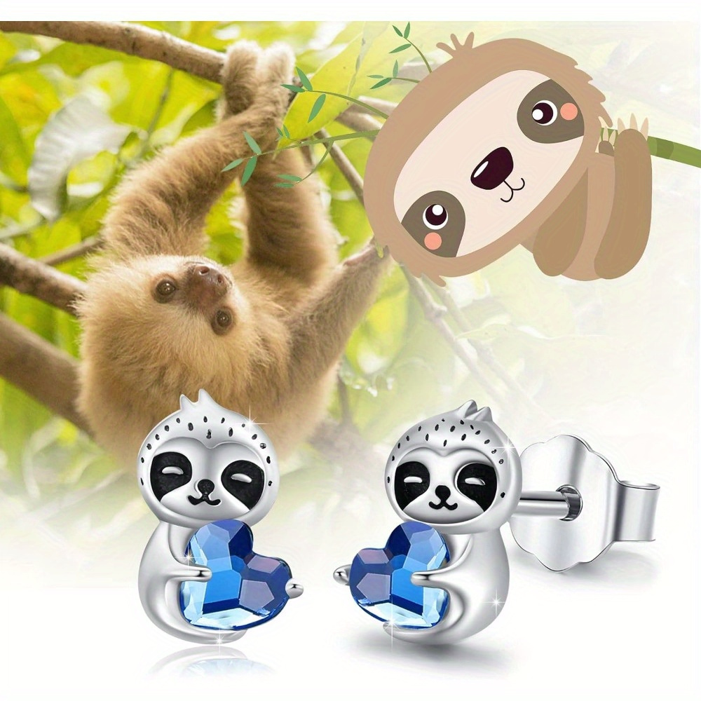 Sloth on sale stud earrings