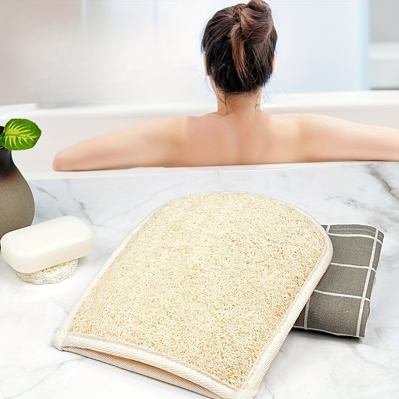 Back Scrubber for Shower Exfoliating Washcloth Back Cloth Body Extended  Length Scrubber Towel Nylon Exfoliating Stretchable Pull Strap Wash Cloth  for