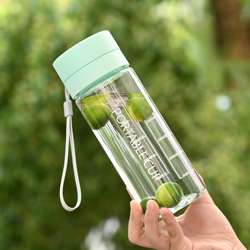 1pc Plastic Clear Water Bottle