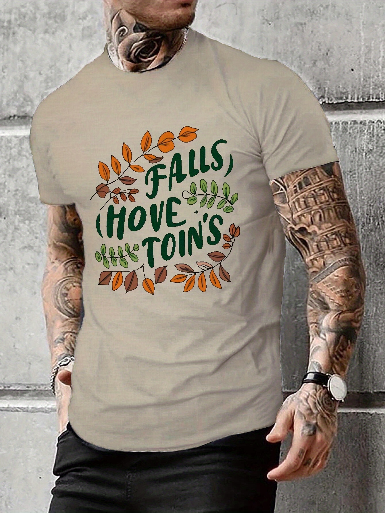 Leaves - Camiseta de manga corta para Hombre