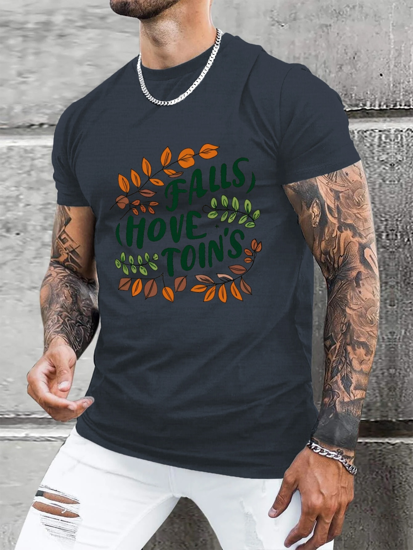 Leaves - Camiseta de manga corta para Hombre