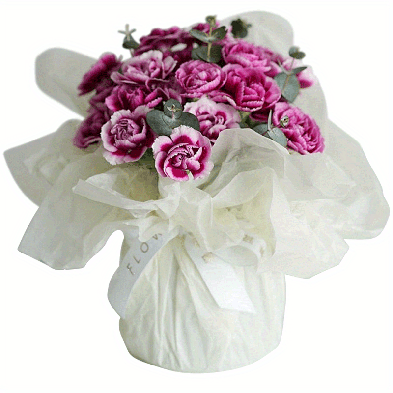  OUKEYI 40 unidades / 8 colores de papel mate de flores papel  esmerilado translúcido impermeable floral papel de regalo, suministros de  ramo de floristería, manualidades, embalaje de regalo o caja de