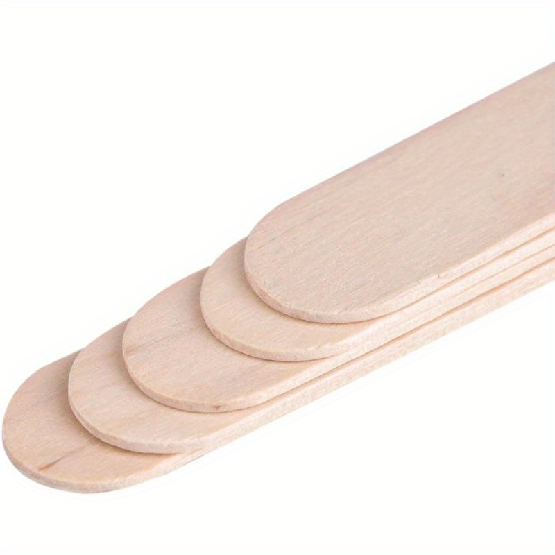 100Pcs Jumbo Wooden Craft Sticks Wooden Popsicle Craft Sticks