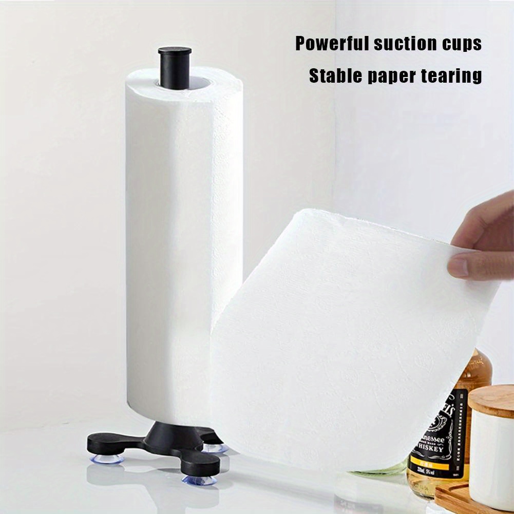 1pc Multifunctional Free-Standing Paper Towel Holder With Suction Cup For  Kitchen And Bathroom