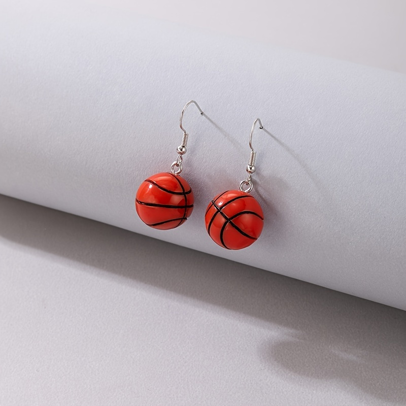 Basketball clearance earrings studs