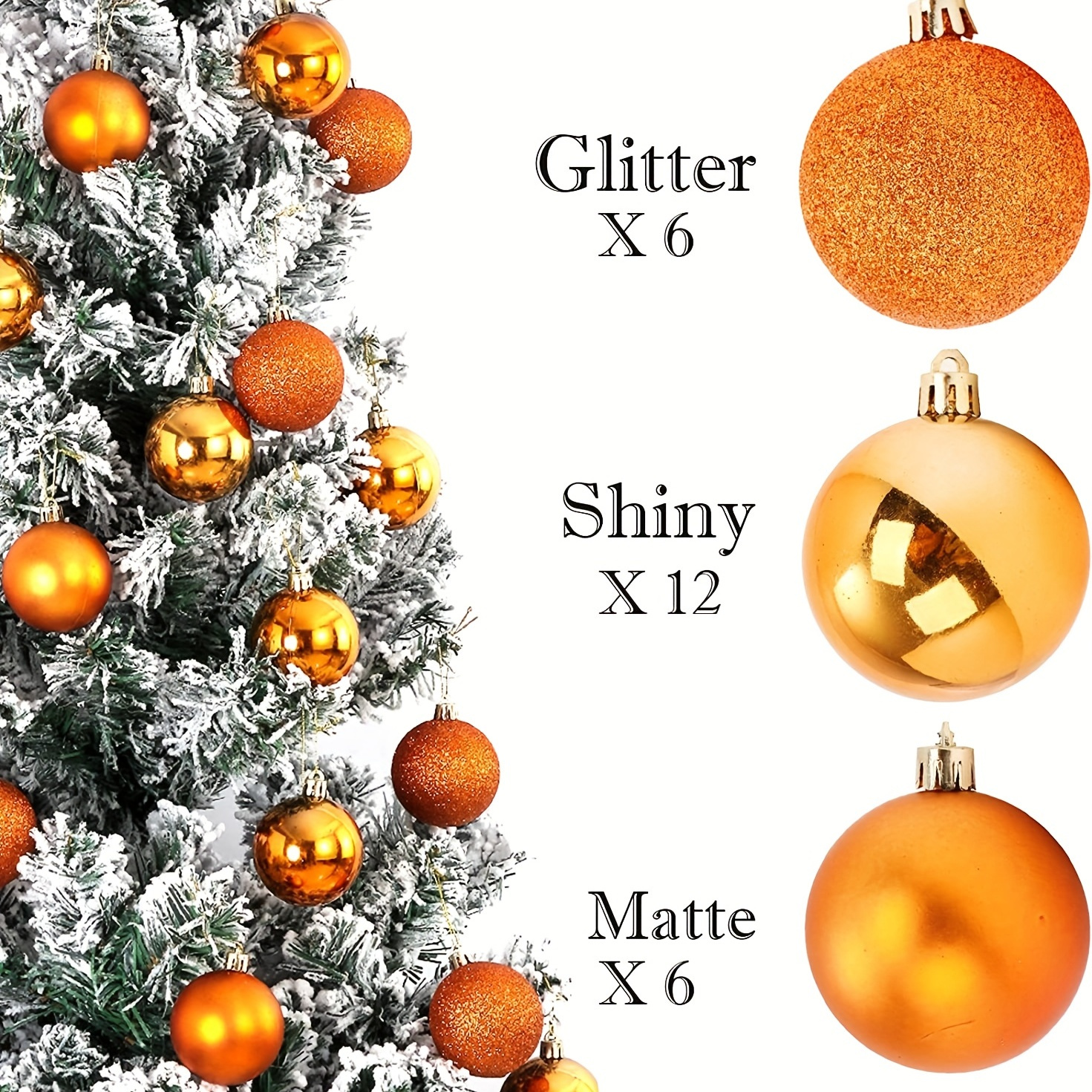 24pcs 1 18 inch christmas ball christmas decoration christmas tree shatterproof christmas tree decoration holiday wedding party decoration hanging ball details 5