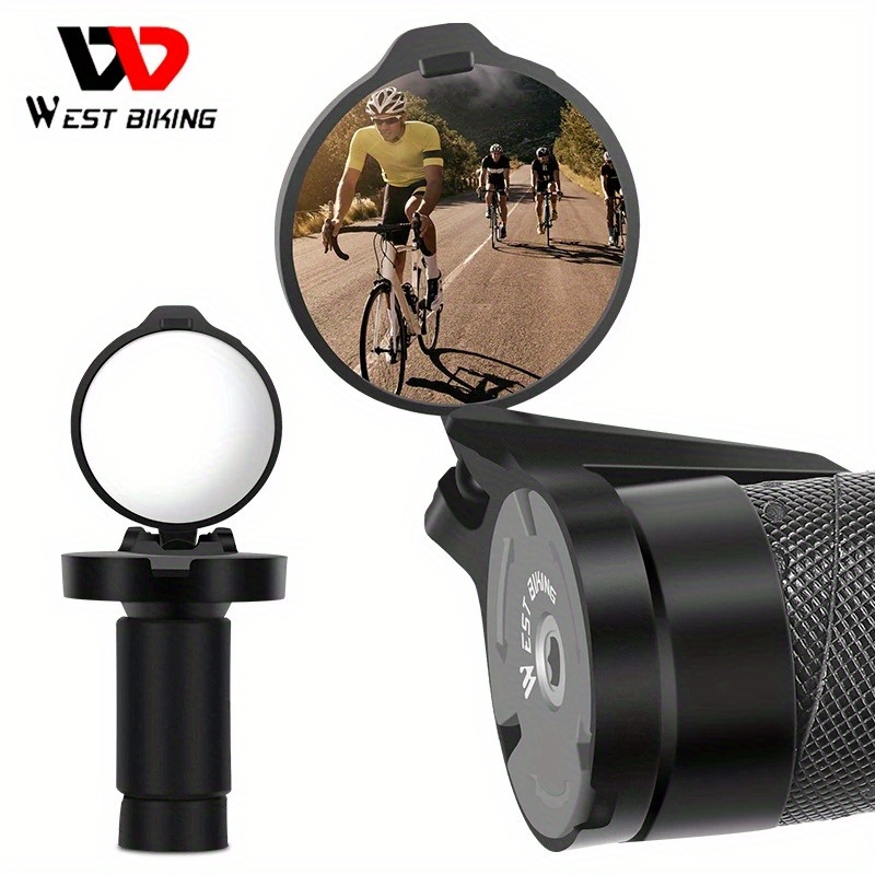 

Road Bike Rearview Mirror, Folding Hidden Type Mtb Handlebar Rear View Mirror, Cycling Accessories