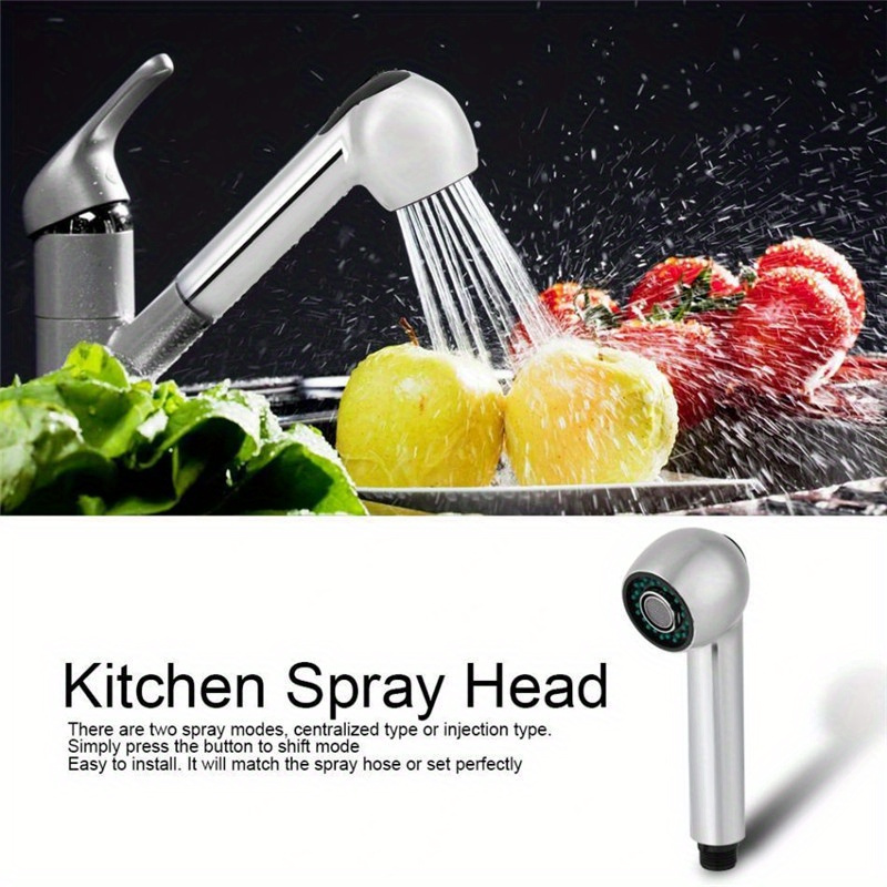 2 in 1 Kitchen Faucet Spray Head and Bathroom Sink Mixer Tap Replacement