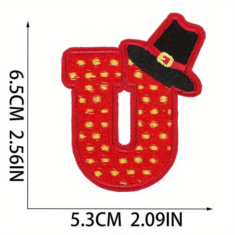 Cute Letter Embroidery Iron On Patches For Girls Easy Sew On - Temu