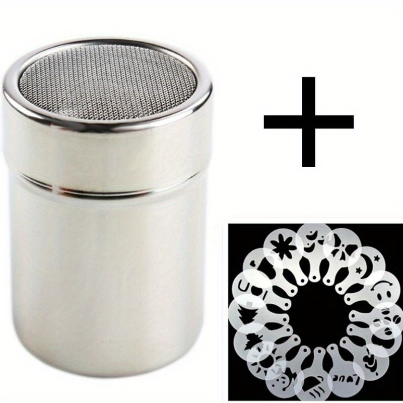 1pc powdered Sugar shaker, Coffee mesh shaker, Powdered Sugar